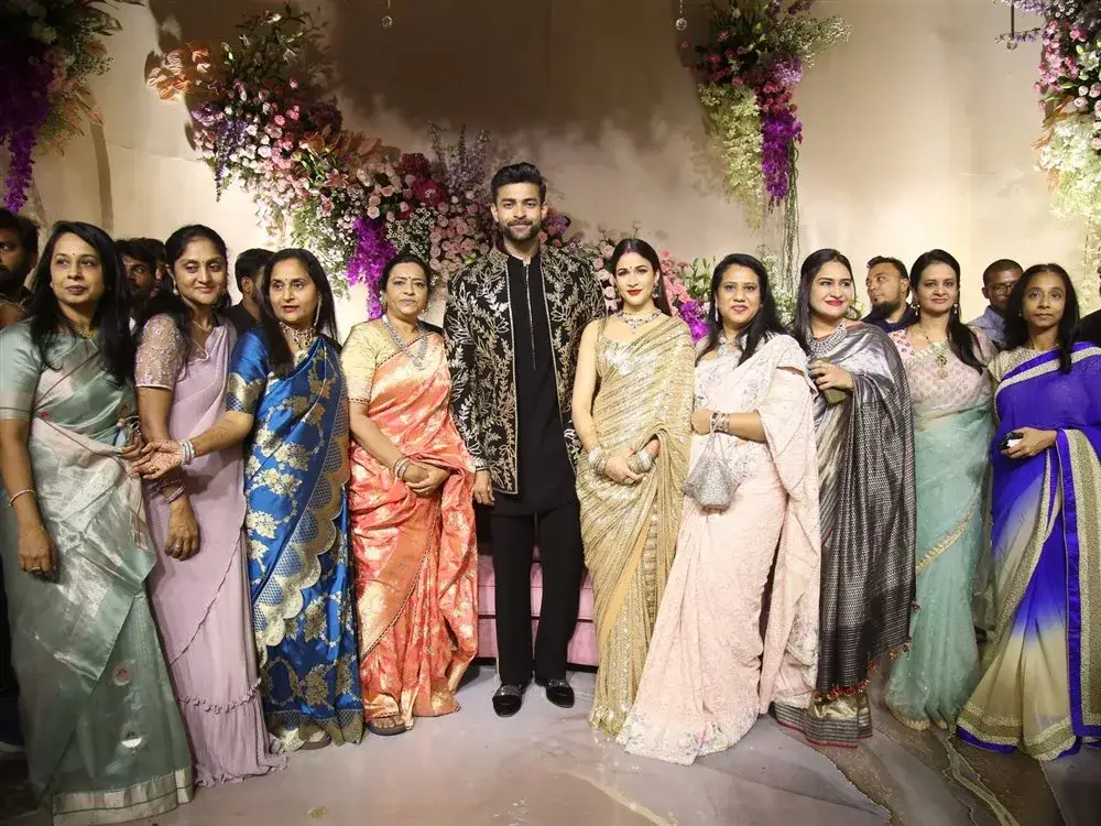 Varun Tej Lavanya Tripathi Wedding Reception Images